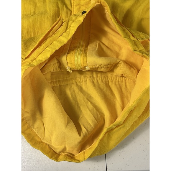 Vintage 90s Liz Claiborne Jacket Coat Womens Small Yellow Zip Puffer Ski Skiing - Picture 6 of 9
